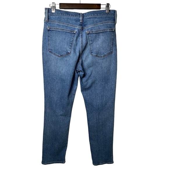 J.Crew Slim Boyfriend Denim Jeans Women's Size 28 Medium Wash - Picture 2 of 9